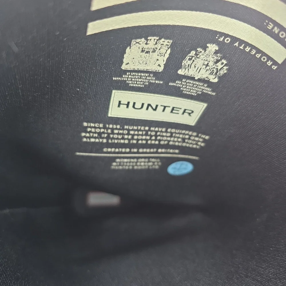 Hunter Original Tall Matte Black Rain Boots Size US 8 / EU 39 / UK 6 - Picture 10 of 13